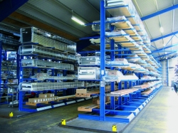 Cantilever rack single face